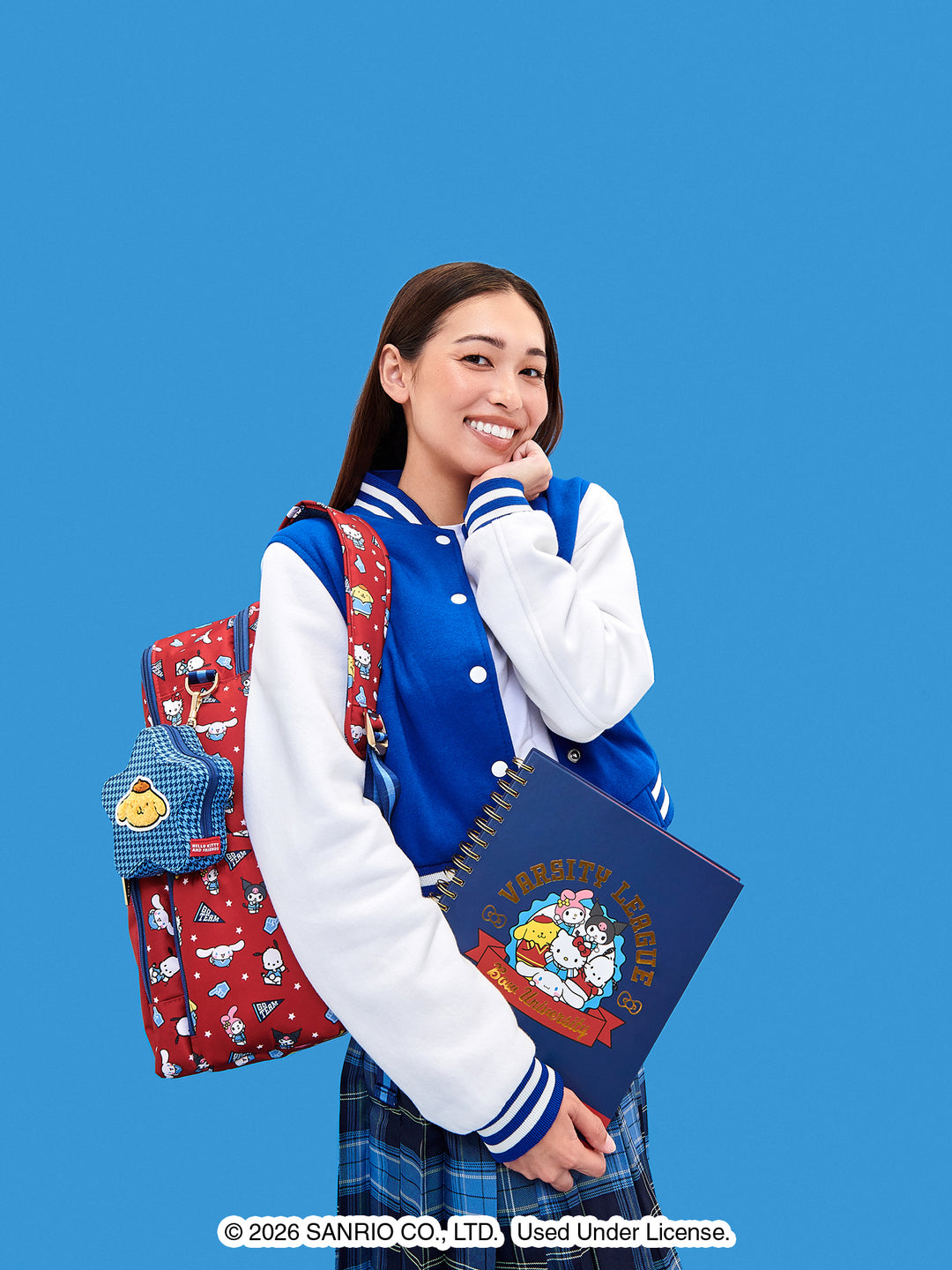 Hello Kitty® × JuJuBe Varsity Zealous Backpack Diaper Bag – Red and Navy