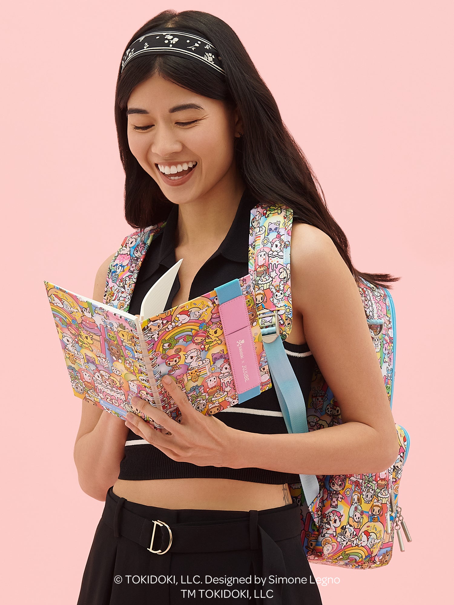 tokidoki Spiral Oliver Notebook with Reusable Pen Pocket - 20th Anniversary Celebration