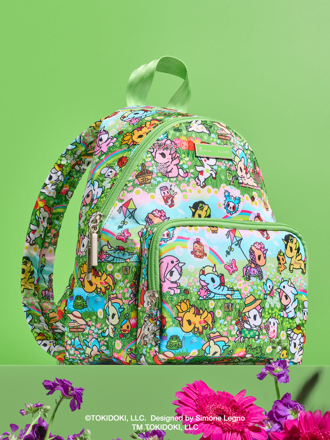 tokidoki Everyday Mini Backpack - Meadow Blooms