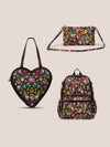 tokidoki Zealous Backpack + Heart Tote + Be Quick Bundle - Dia de los Muertos