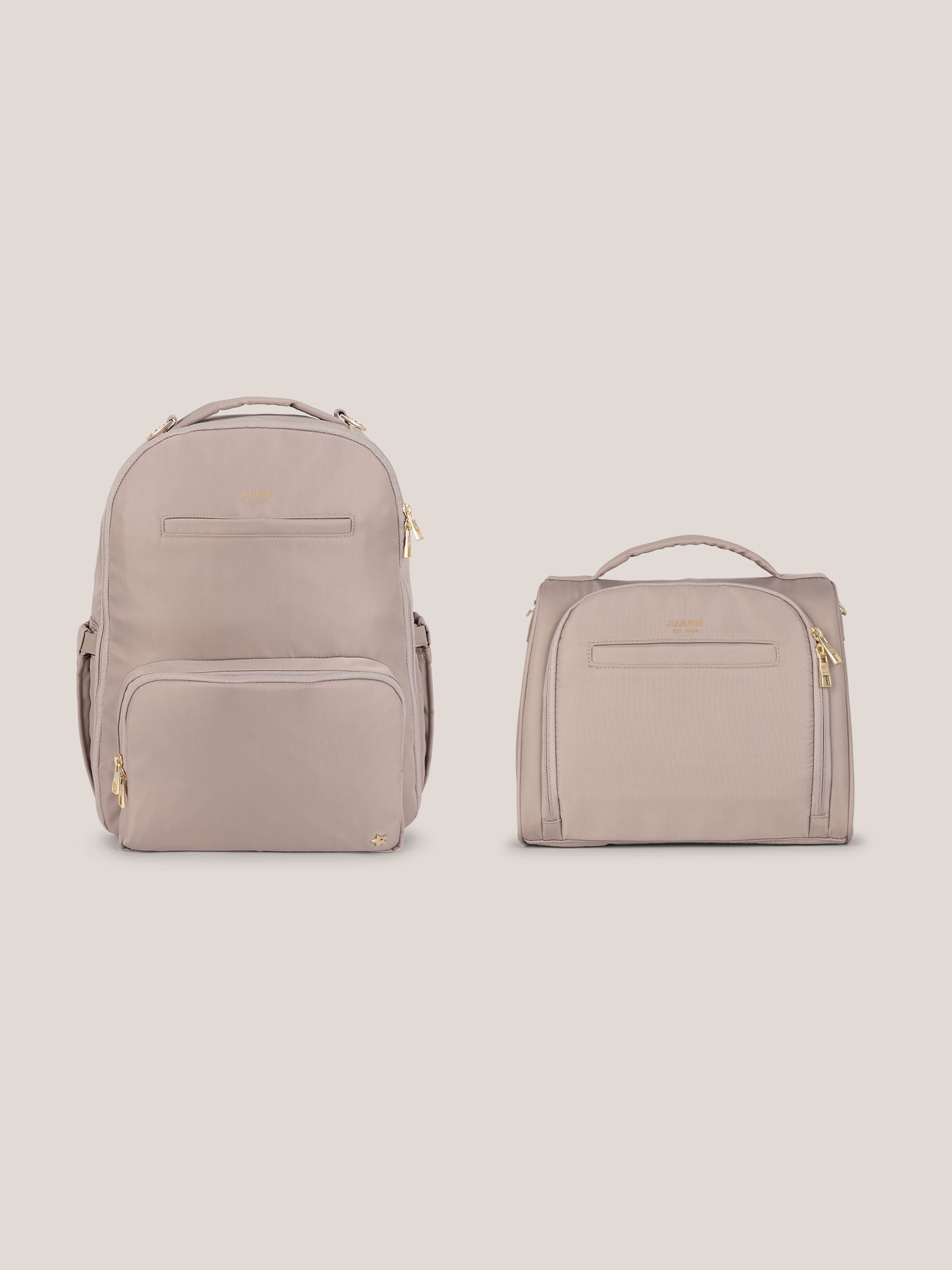 Classic Backpack + Insulated Bottle Bag Bundle - Taupe