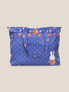 Miffy Flower Fields Super Be large Diaper Bag Duffel - Blue & Orange