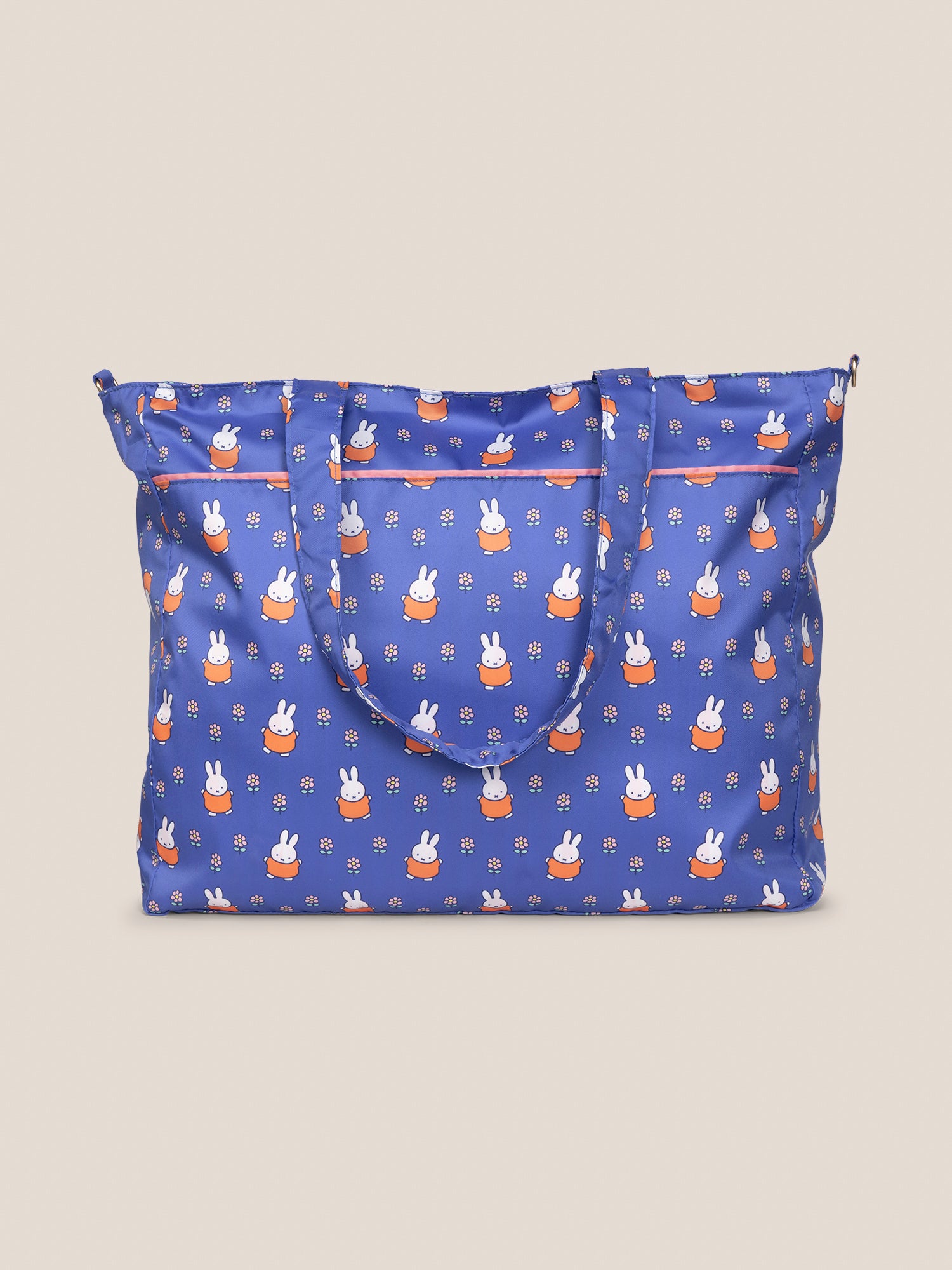 Miffy Flower Fields Super Be large Diaper Bag Duffel - Blue & Orange
