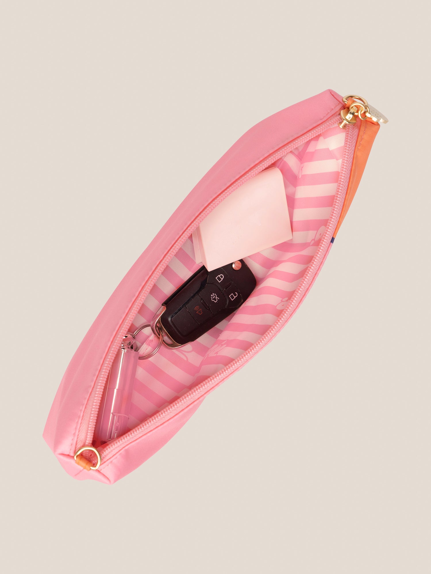 Miffy Flower Fields Be Quick Clutch - Pink & Orange