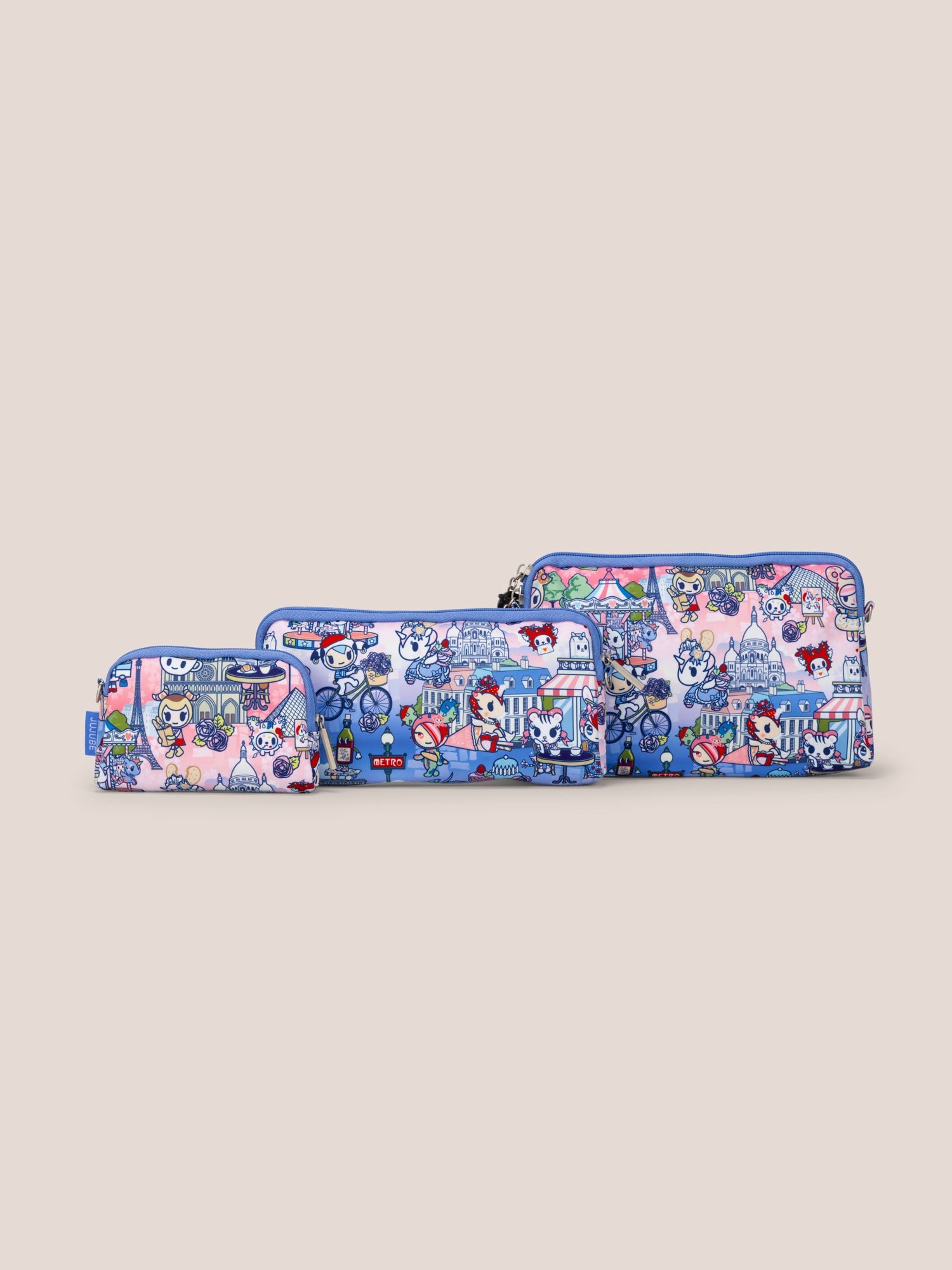 tokidoki Be Set 3-Piece Pouch Set -  C'est la vie à Paris