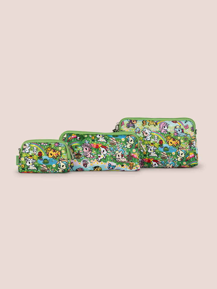 tokidoki Be Set 3-Piece Pouch Set - Meadow Blooms