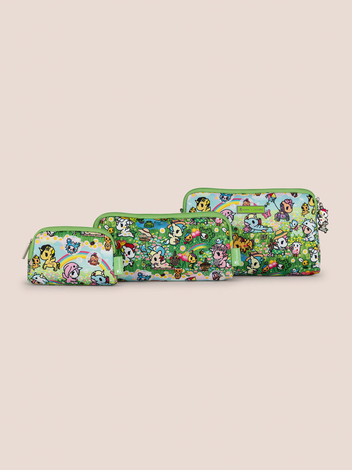 tokidoki Be Set 3-Piece Pouch Set - Meadow Blooms