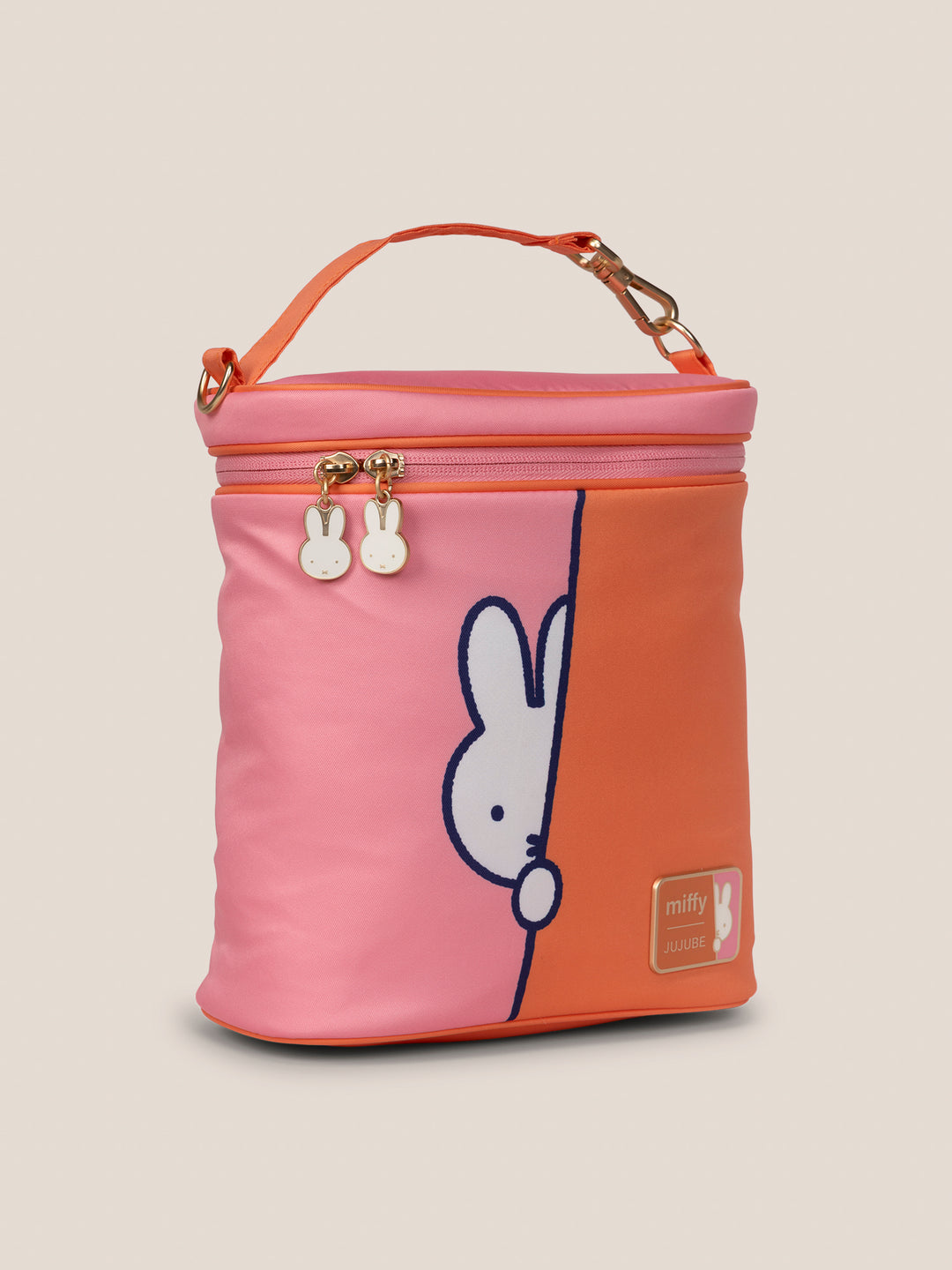 Miffy Flower Fields Fuel Cell Insulated Bottle Bag - Pink &amp; Orange