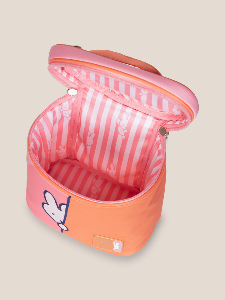Miffy Flower Fields Fuel Cell Insulated Bottle Bag - Pink &amp; Orange