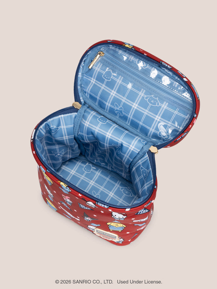 Hello Kitty® × JuJuBe Varsity Fuel Cell Insulated Bottle Bag – Red and Navy