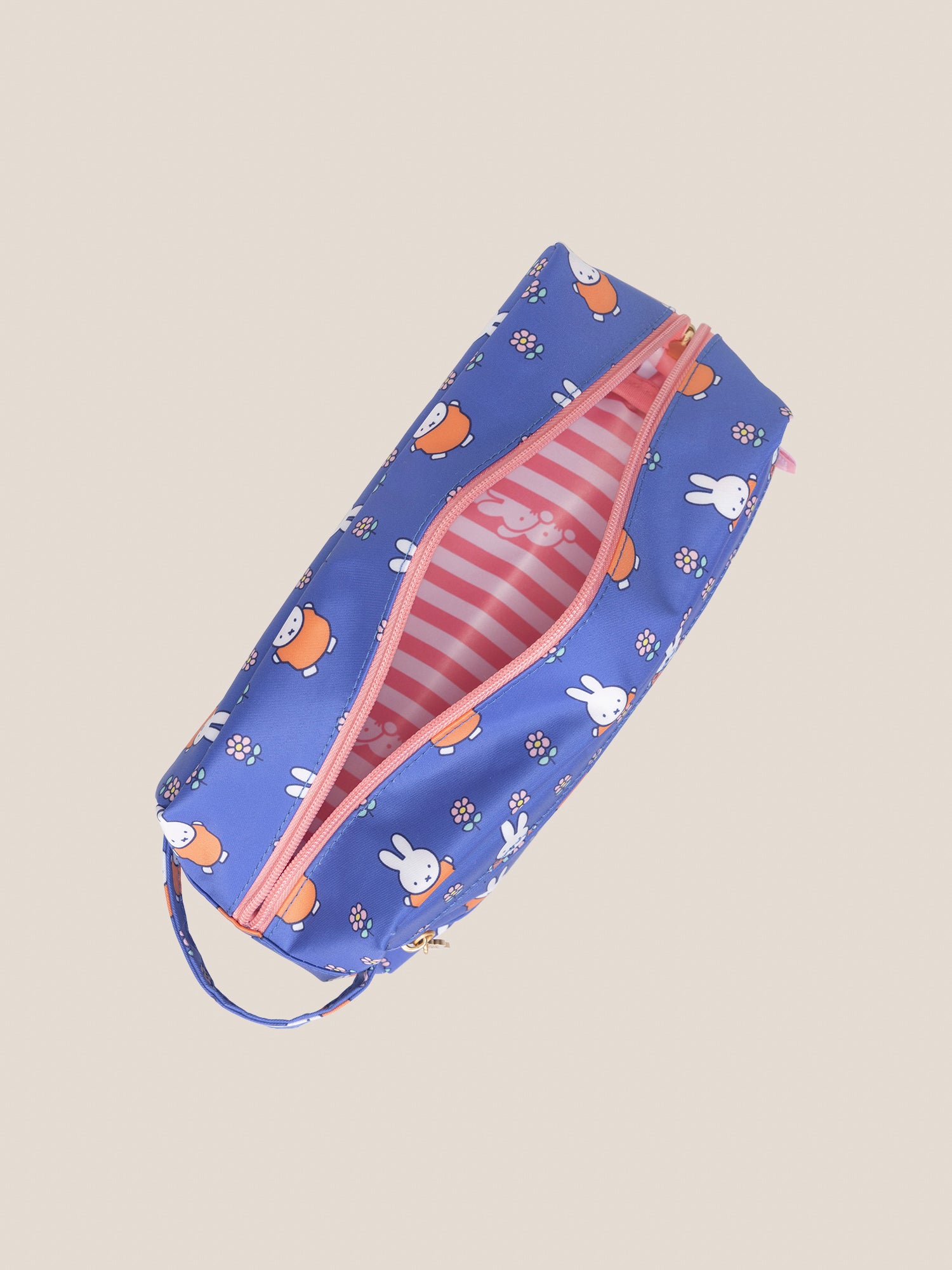 Miffy Flower Fields Be Dapper Toiletry Cosmetic Pouch - Blue & Orange
