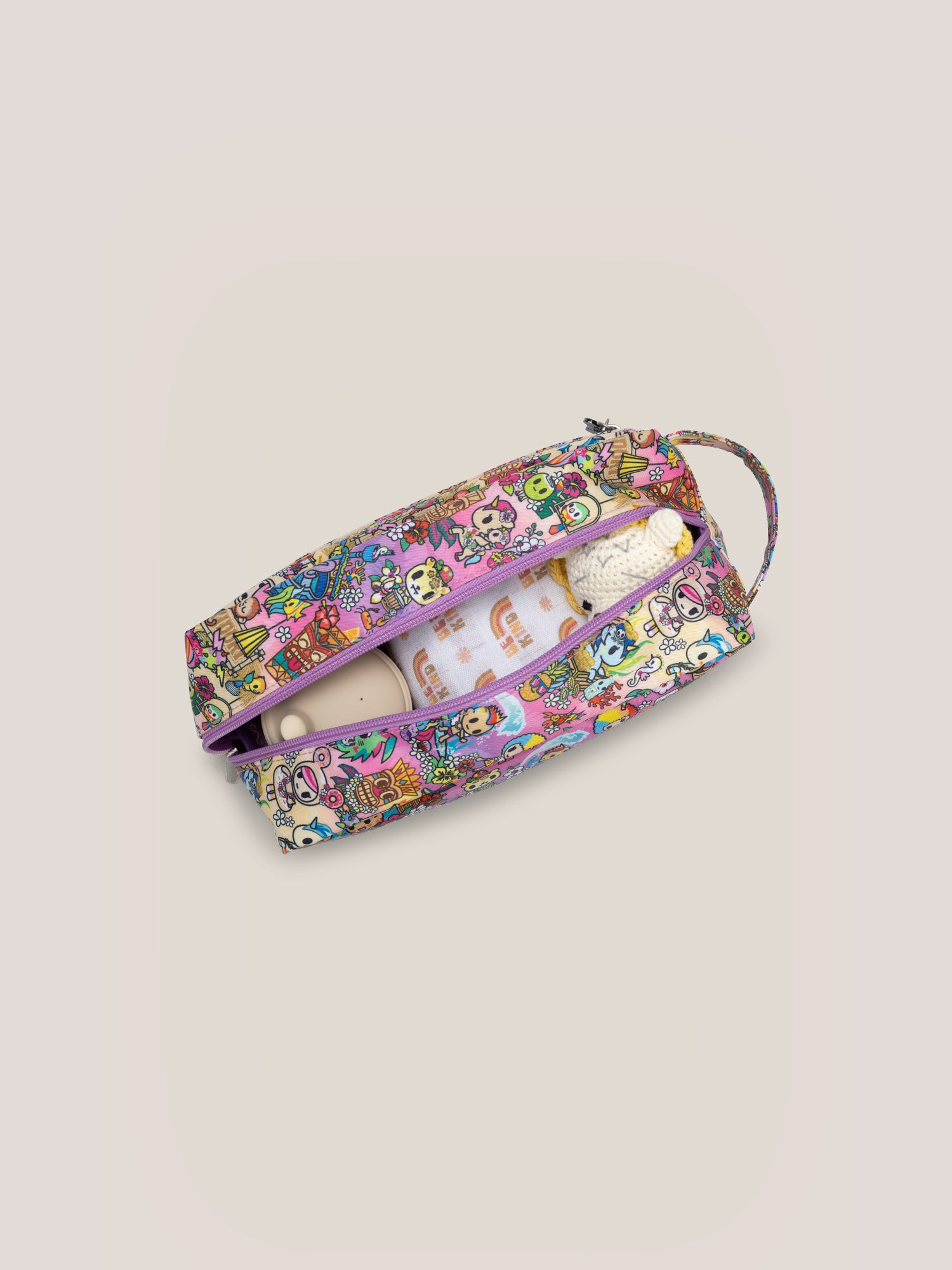 tokidoki Be Dapper Toiletry Cosmetic Bag - toki tiki