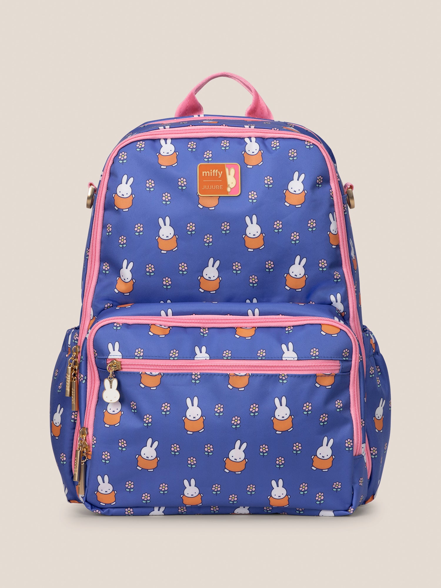Miffy Flower Fields Zealous + Hardcover Notebook + Gel Pen Set + Pencil Pouch Bundle