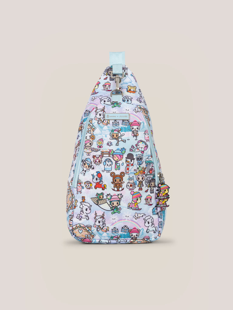 tokidoki Snow Day Crossbody Sling Diaper Bag — Ice Blue – JuJuBe