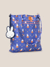 Miffy Flower Fields Be Light Tote Bag - Blue & Orange