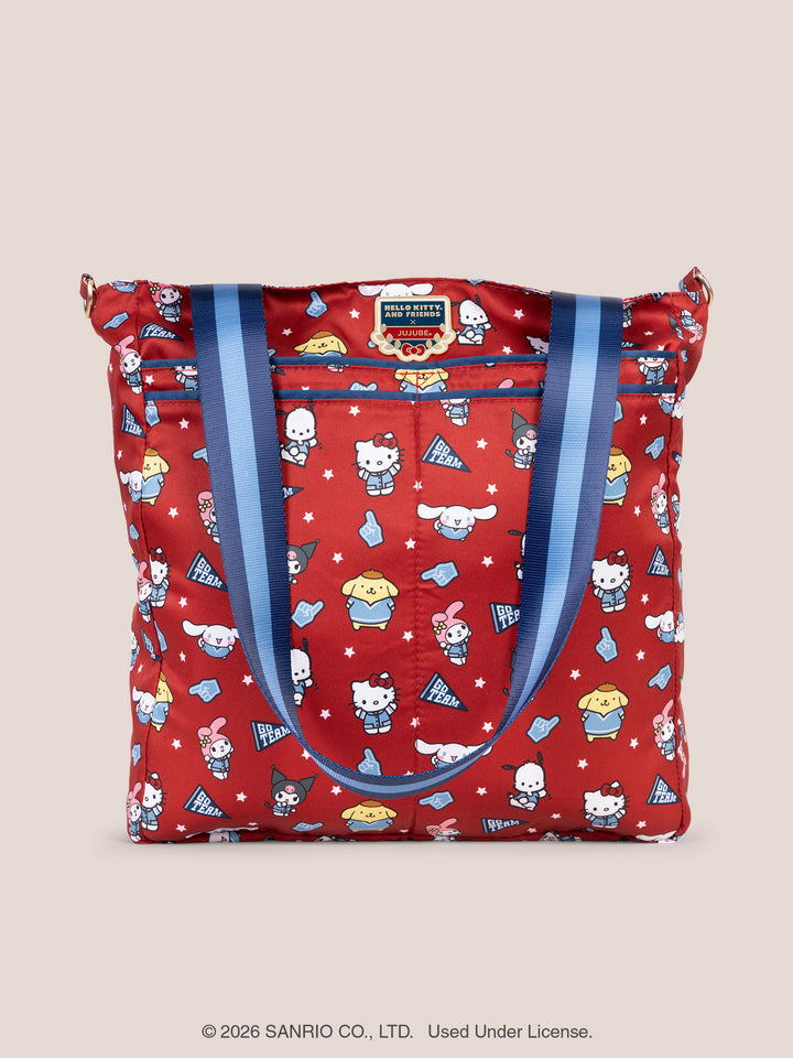 Hello Kitty® ×JuJuBe Varsity Be Light Diaper Bag Tote – Red and Navy