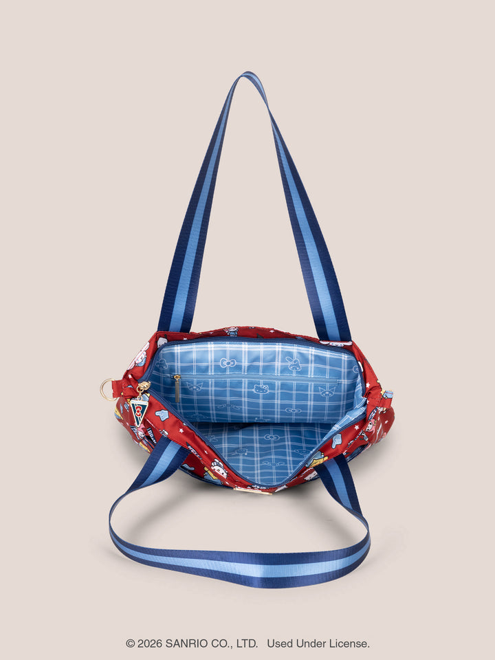 Hello Kitty® ×JuJuBe Varsity Be Light Diaper Bag Tote – Red and Navy