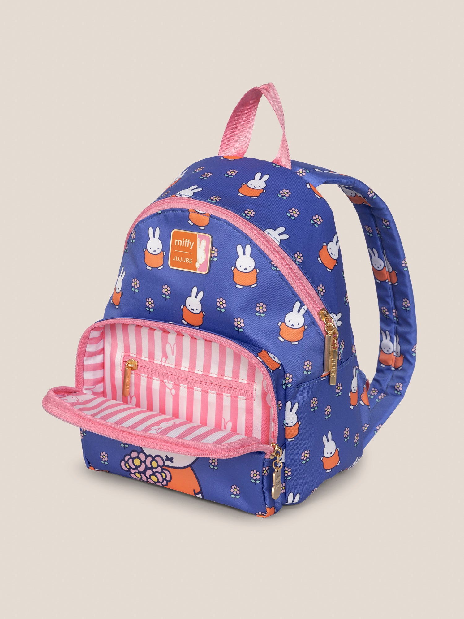 Miffy Flower Fields Everyday Mini Backpack - Blue & Orange