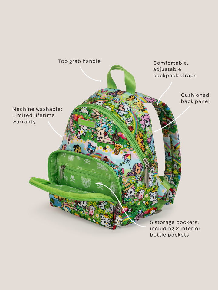 tokidoki Everyday Mini Backpack - Meadow Blooms