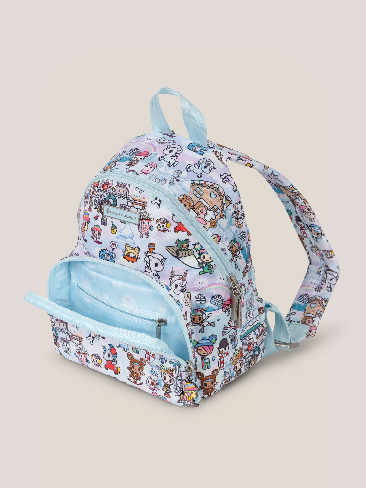 deena and ozzy mini backpack JuJuBe Everyday Mini Backpack, Snow Day