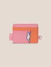 Miffy Flower Fields Be Charged Card Case - Pink & Orange