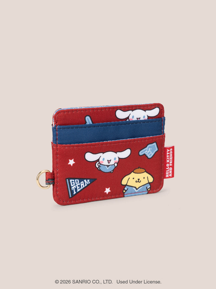 Hello Kitty® ×JuJuBe Varsity Be Charged Card Case Wallet – Red and Navy