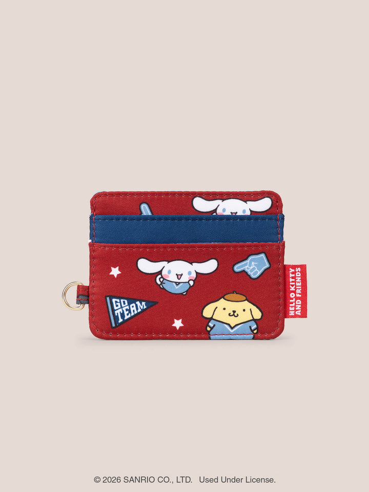 Hello Kitty® ×JuJuBe Varsity Be Charged Card Case Wallet – Red and Navy