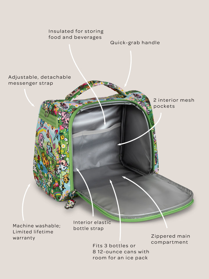 tokidoki Insulated Bottle Bag - Meadow Blooms