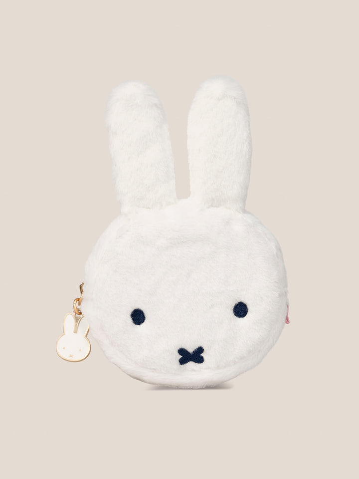 Miffy Flower Fields Plush Mini Pouch - White