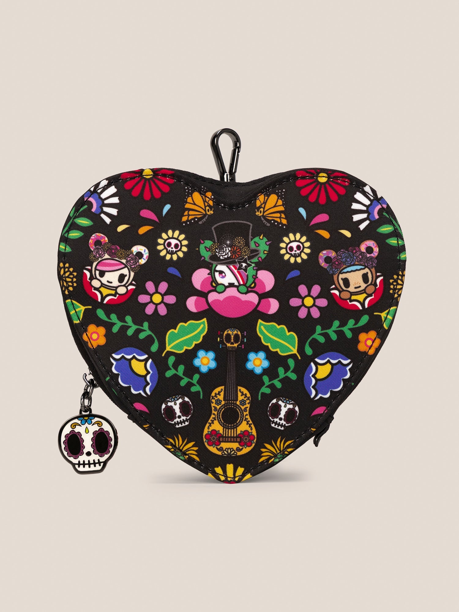 tokidoki Heart Mini Bag Clip-On Pouch Accessory – Dia de los Muertos