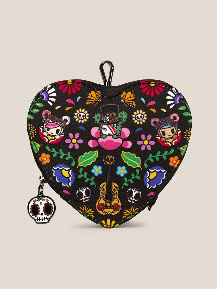 tokidoki Heart Mini Bag Clip-On Pouch Accessory – Dia de los Muertos