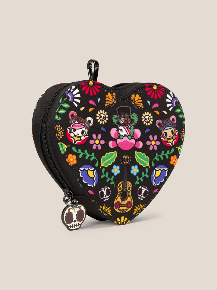 tokidoki Heart Mini Bag Clip-On Pouch Accessory – Dia de los Muertos