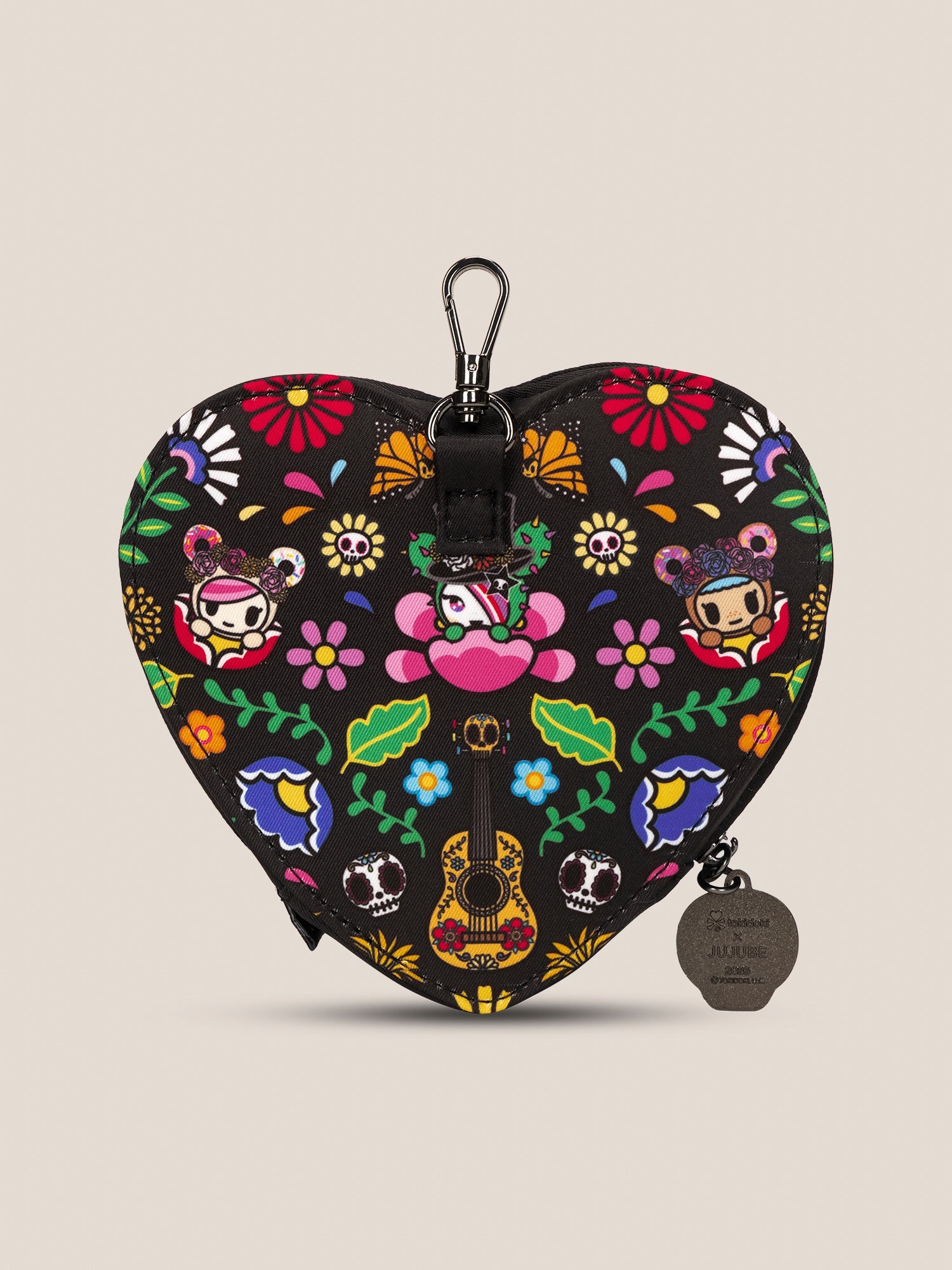 tokidoki Heart Mini Bag Clip-On Pouch Accessory – Dia de los Muertos