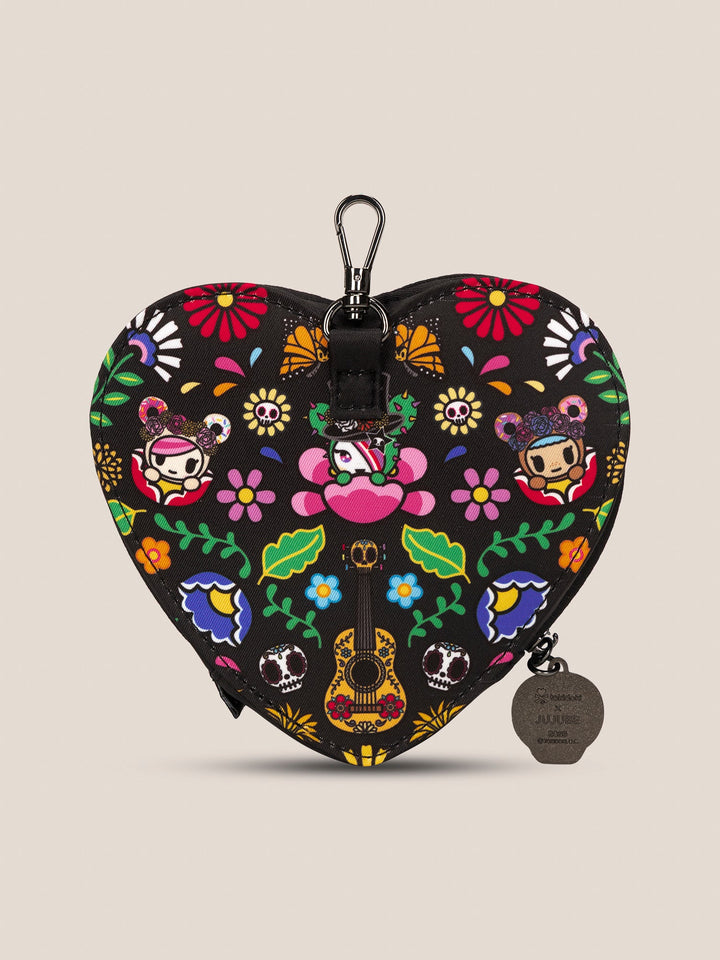 tokidoki Heart Mini Bag Clip-On Pouch Accessory – Dia de los Muertos