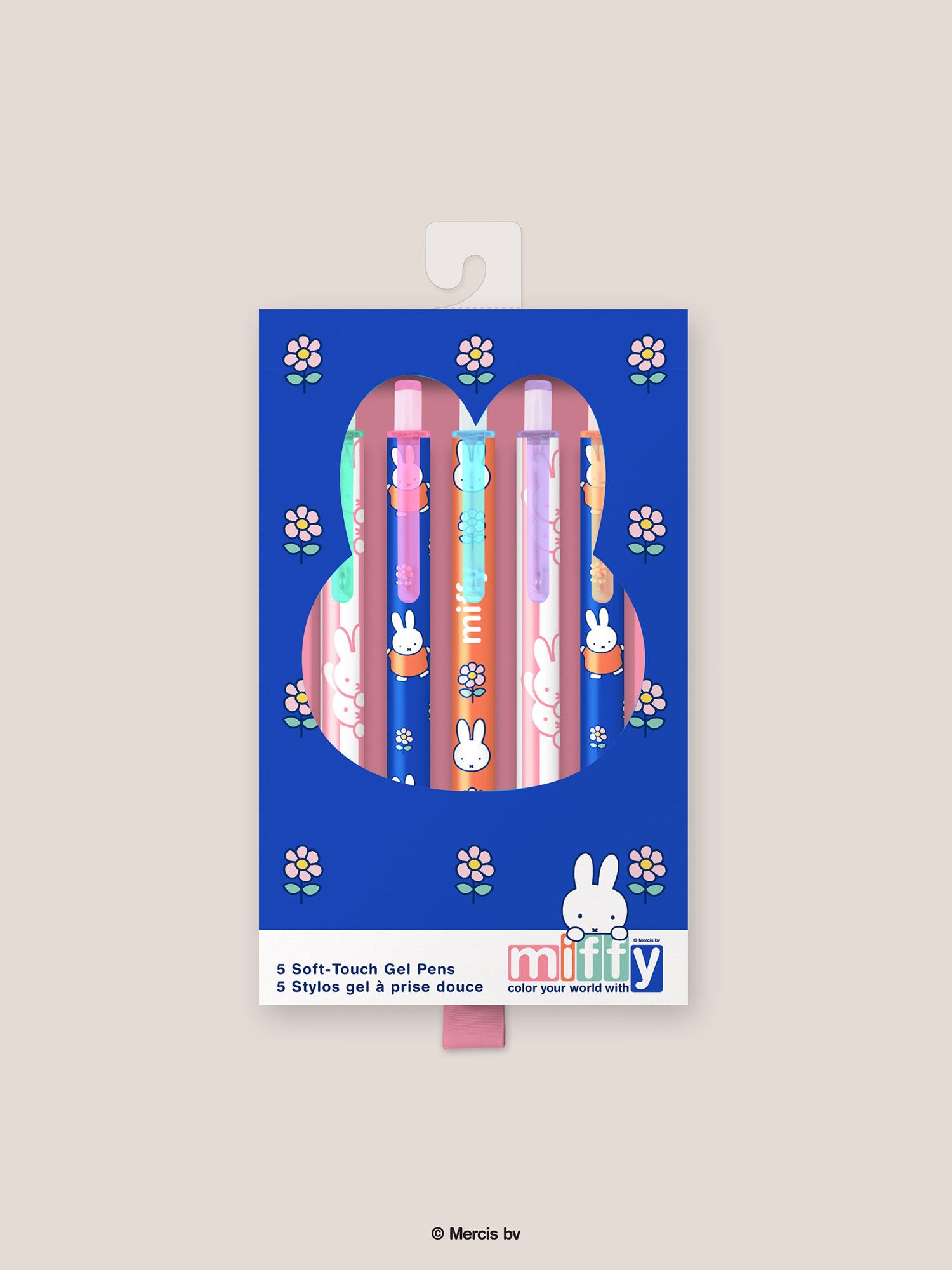 Miffy Dreamy Petals Soft-Touch Gel Pen Set