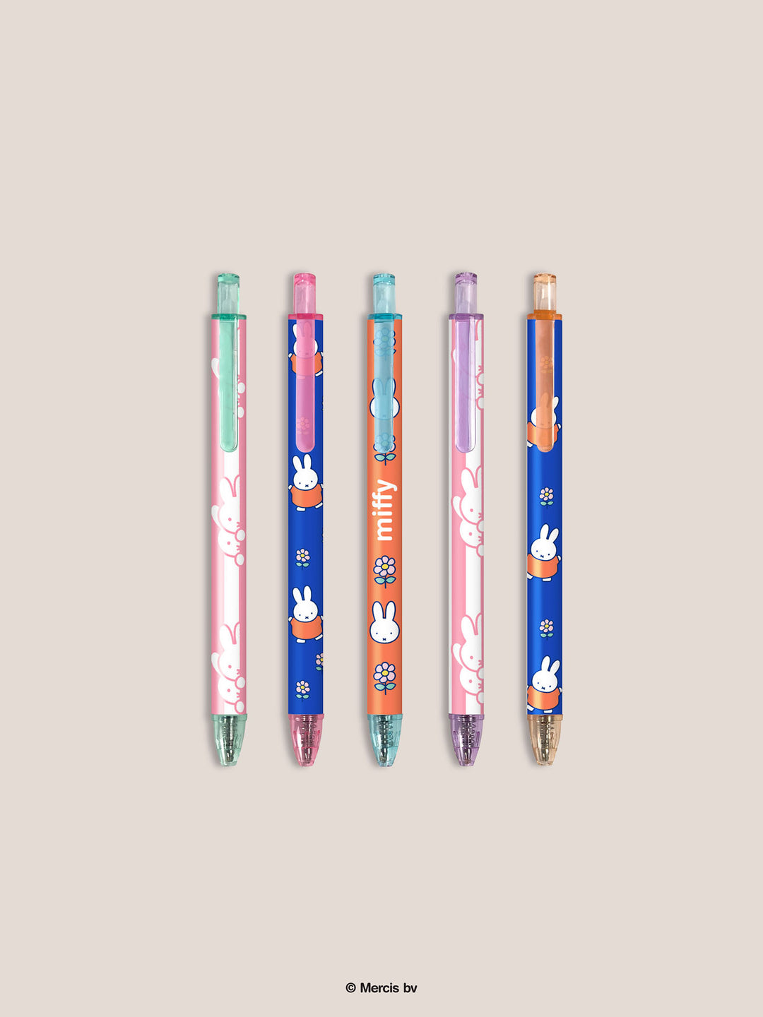 Miffy Dreamy Petals Soft-Touch Gel Pen Set