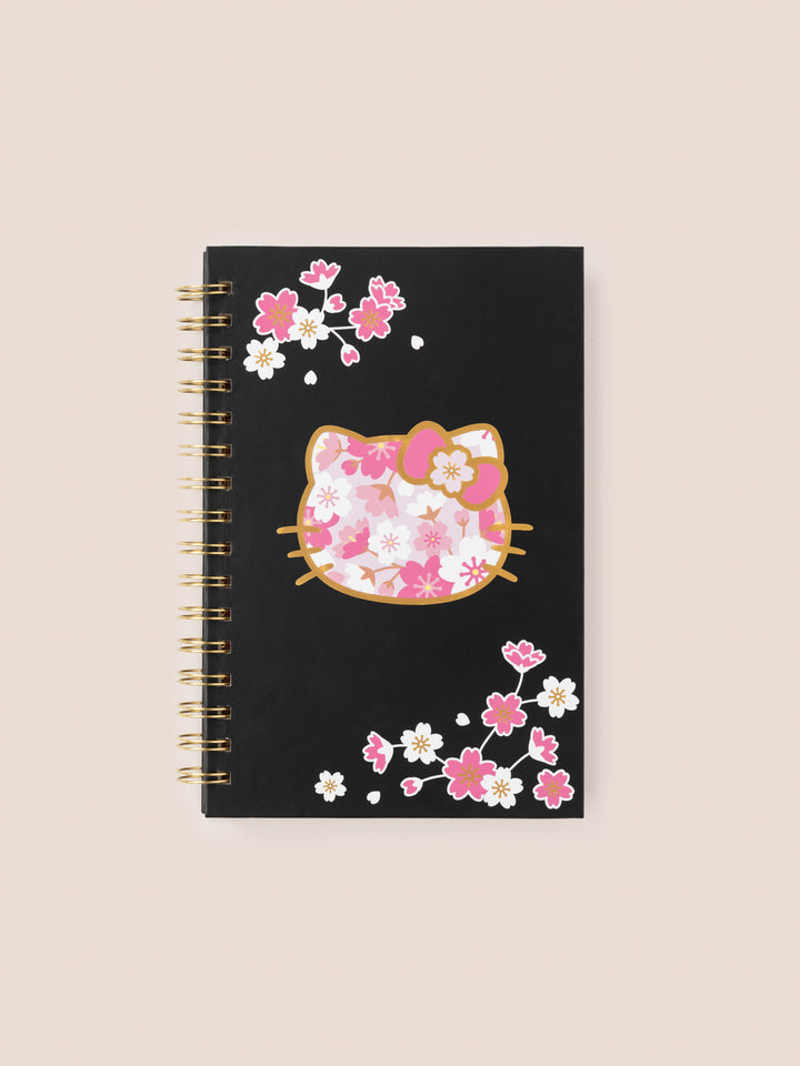 Hello Kitty® × JuJuBe Cherry Blossoms Zealous Backpack + Insulated Bottle Bag + Medium Spiral Notebook Bundle