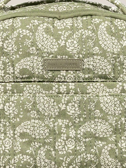 Classic Backpack + Insulated Bottle Bag Bundle - Paisley Floral