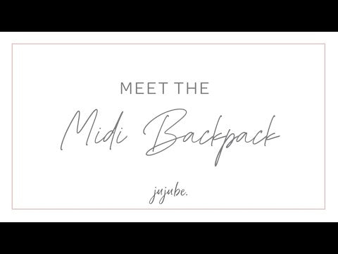 Midi Backpack - Neon Coral